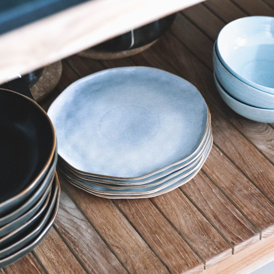 Nordic Ceramic Fluted Vase Set